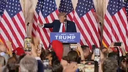 Trump officially announces 2024 presidential bid